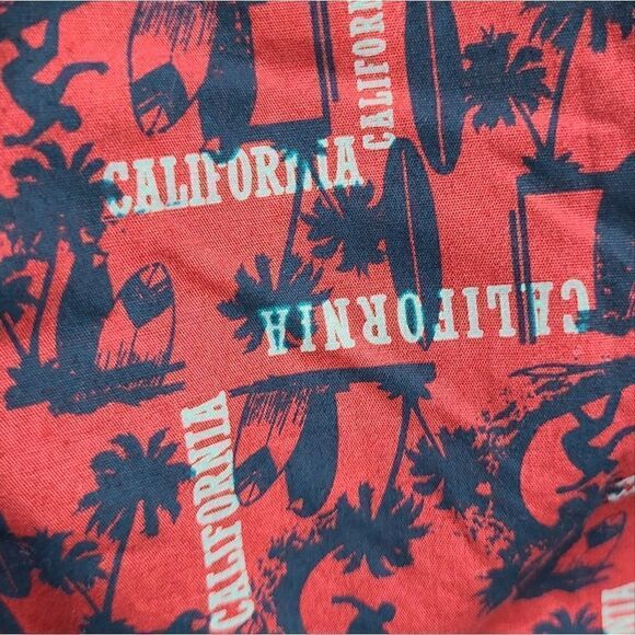 Jockey Men's Beach Shorts in Red Size Large - Picture 5 of 5